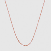 Cuban (Rose Gold) 2mm