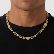 Emerald Gemstone Necklace (Gold)