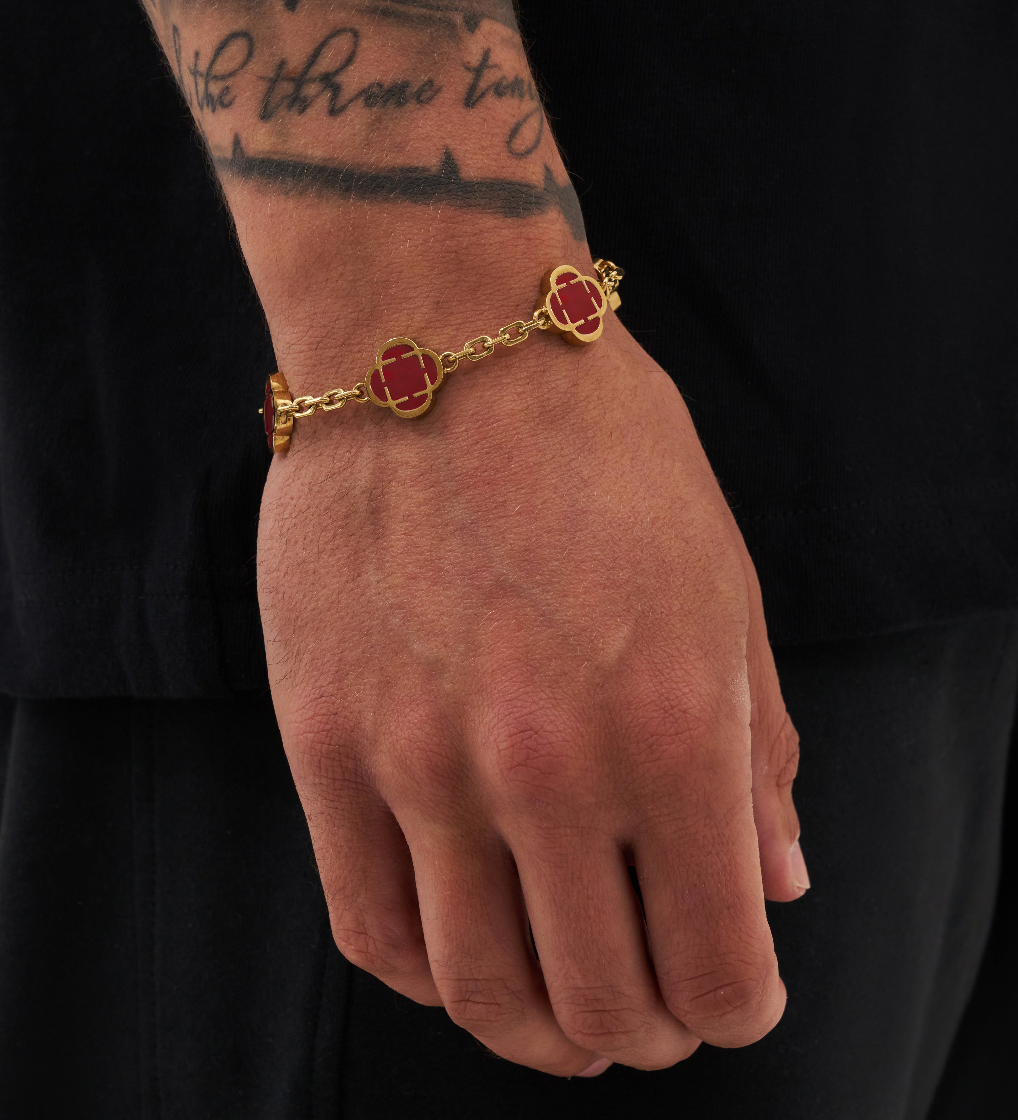 Red-Clover-Stone-Bracelet-Gold-2.jpg