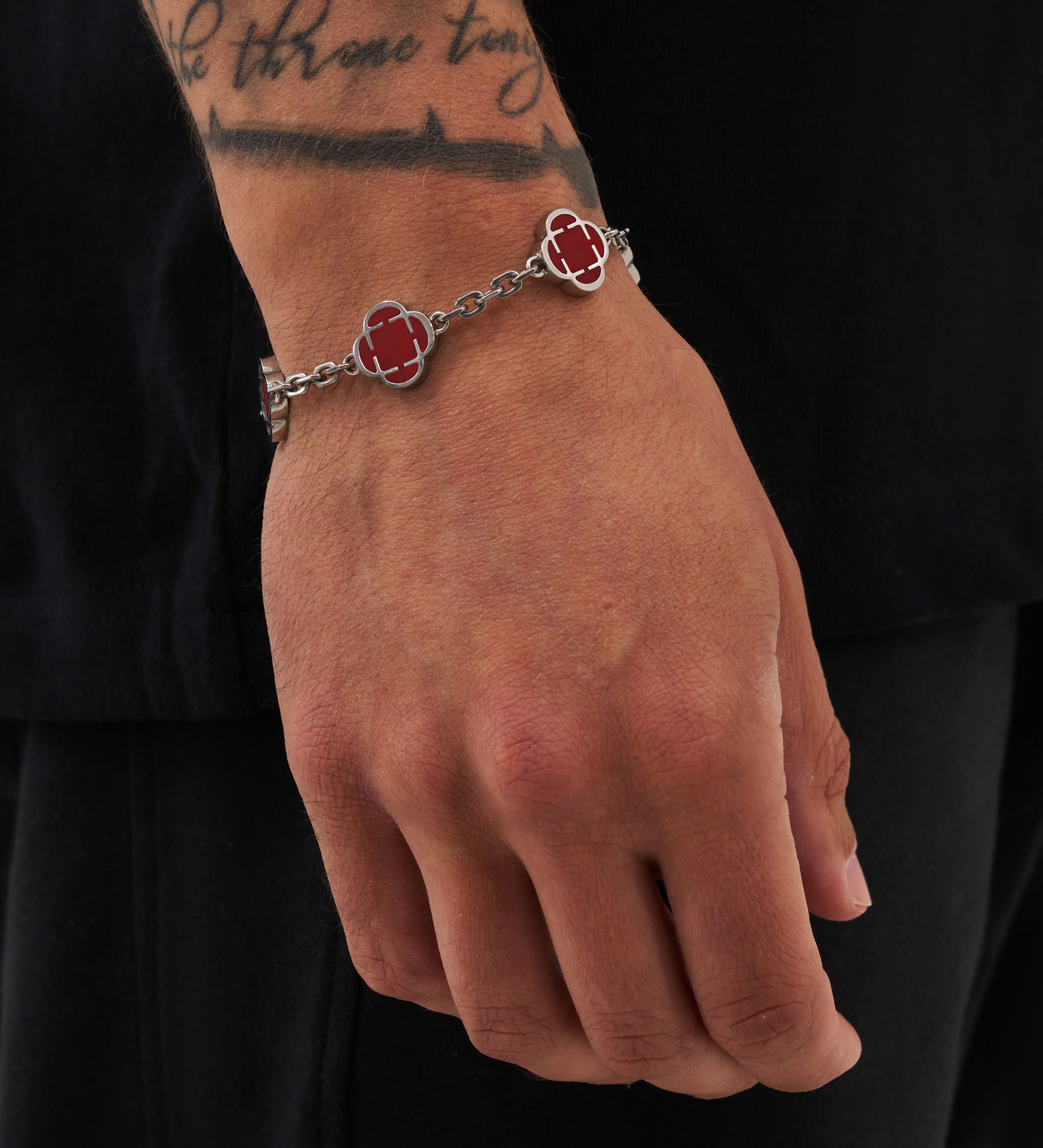 Red-Clover-Stone-Bracelet-Silver-2.jpg