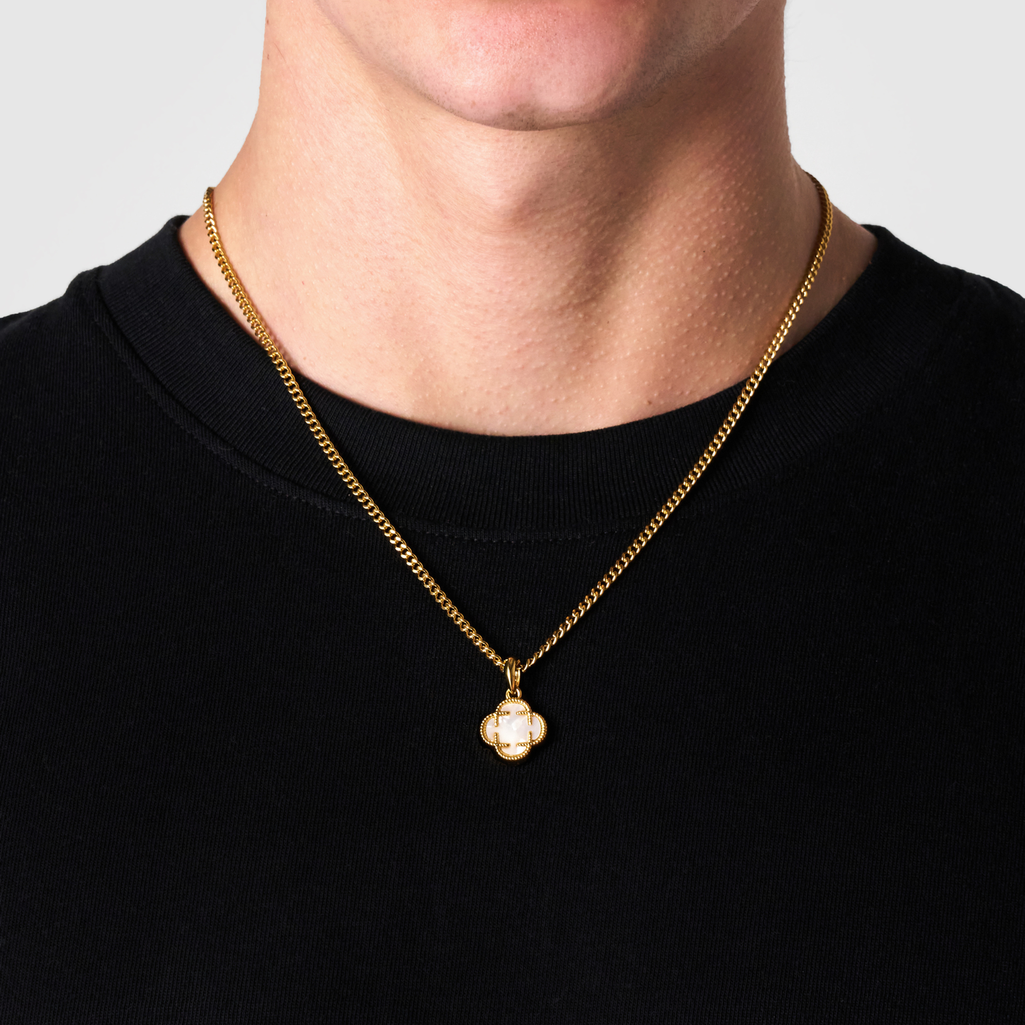 White-Clover-Stone-Pendant-Gold-2.png